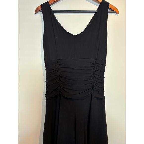 Vintage Y2K Silk Babydoll Dress by Jonathan Martin Size 6 Black Homecoming - Picture 5 of 6